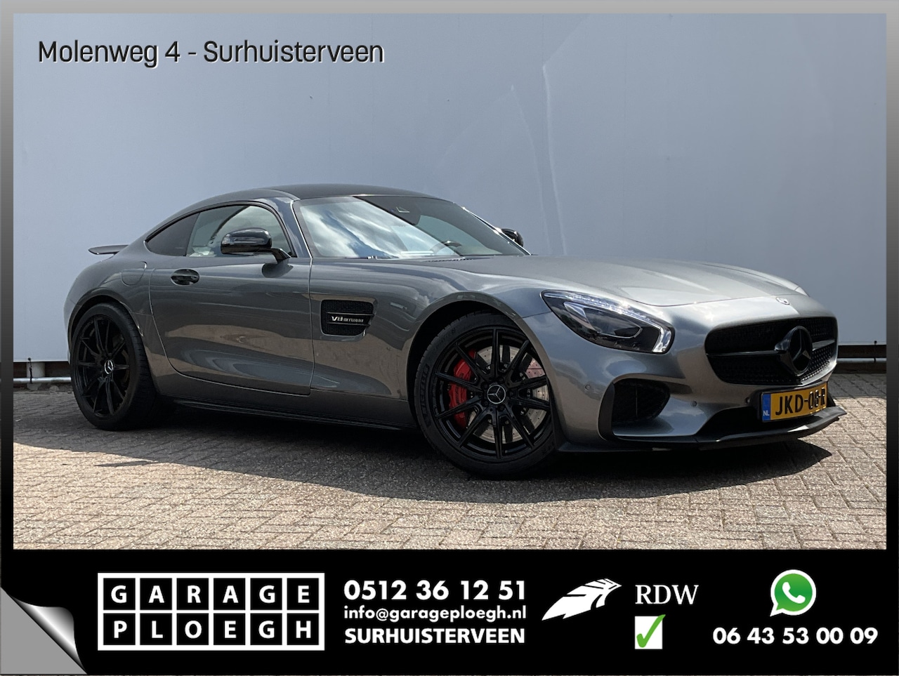 Mercedes-Benz AMG GT - 4.0 S Edition 1 Burmest AeroPack Pano Memory Schaalstoel Carplay - AutoWereld.nl