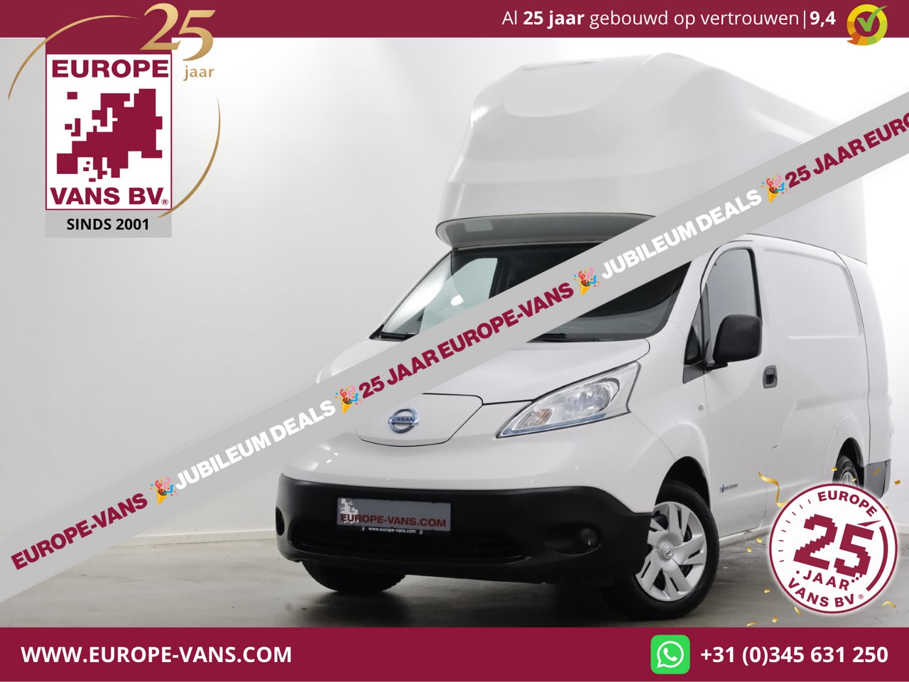 Nissan e-NV200 - L2H2 Optima 40 kWh 100% Elektrisch Snellader WLTP 200km SOH 91% 08-2021 - AutoWereld.nl