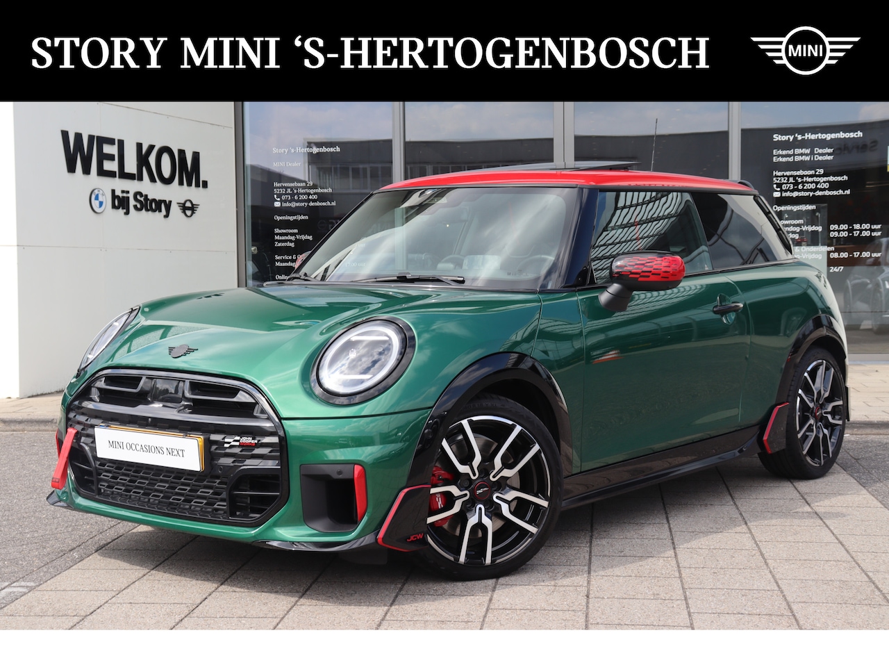 MINI 3-Deurs - Hatchback John Cooper Works Automaat / Pakket XL / 18" JCW Lap Spoke 2-tone - AutoWereld.nl