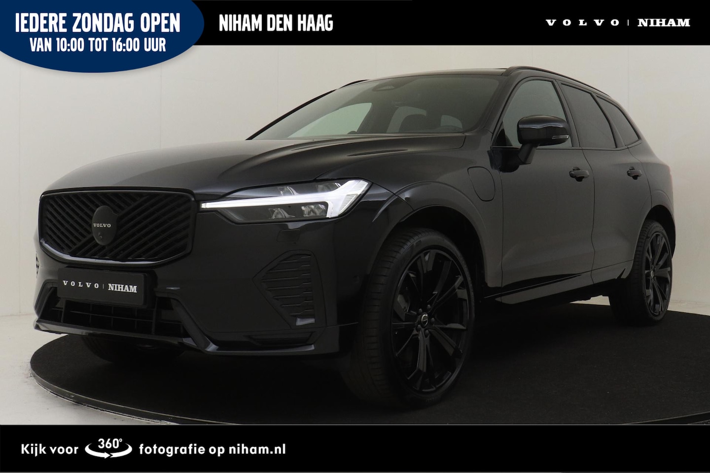 Volvo XC60 - II T8 PLUG-IN HYBRID AWD ULTRA BLACK EDITION -PANO.DAK|BOWERS&WILKINS|GEVENT.LEDER+MASSAGE - AutoWereld.nl