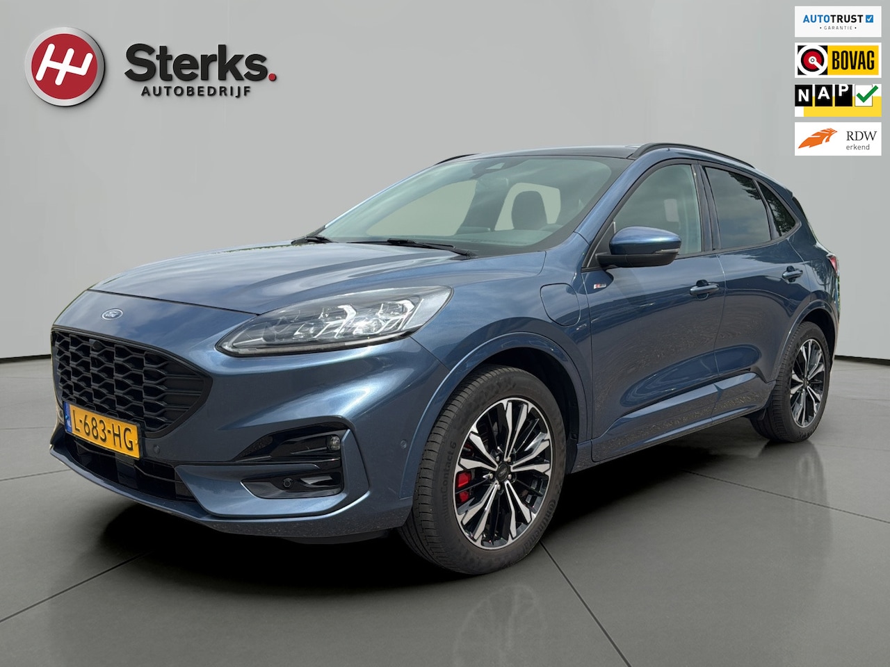 Ford Kuga - 2.5 PHEV ST-Line X panoramadak alcantara leder - AutoWereld.nl