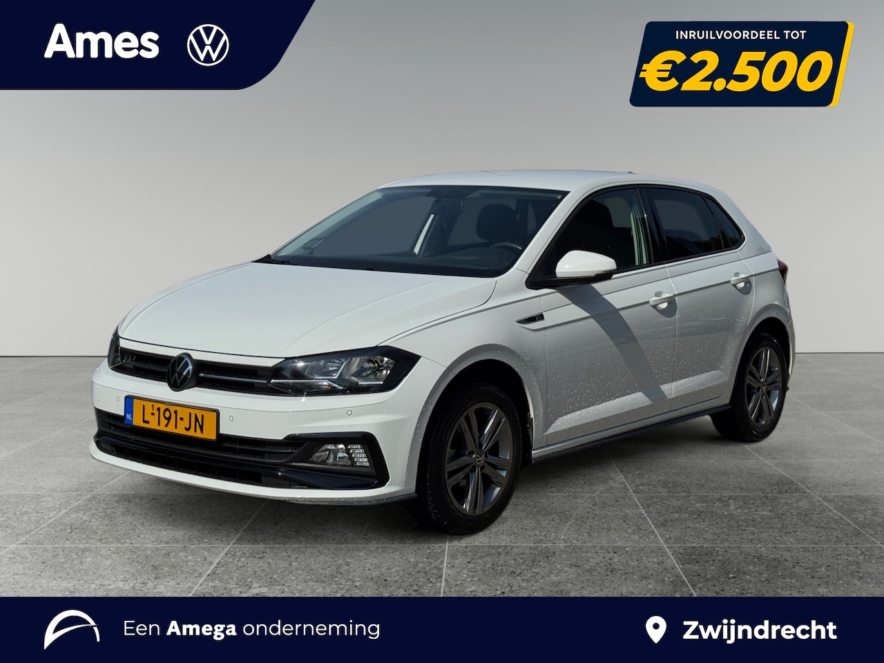 Volkswagen Polo - 1.0 95pk TSI R-Line Edition Parkeersensoren voor en achter | 16 inch Sebring velgen | Adap - AutoWereld.nl