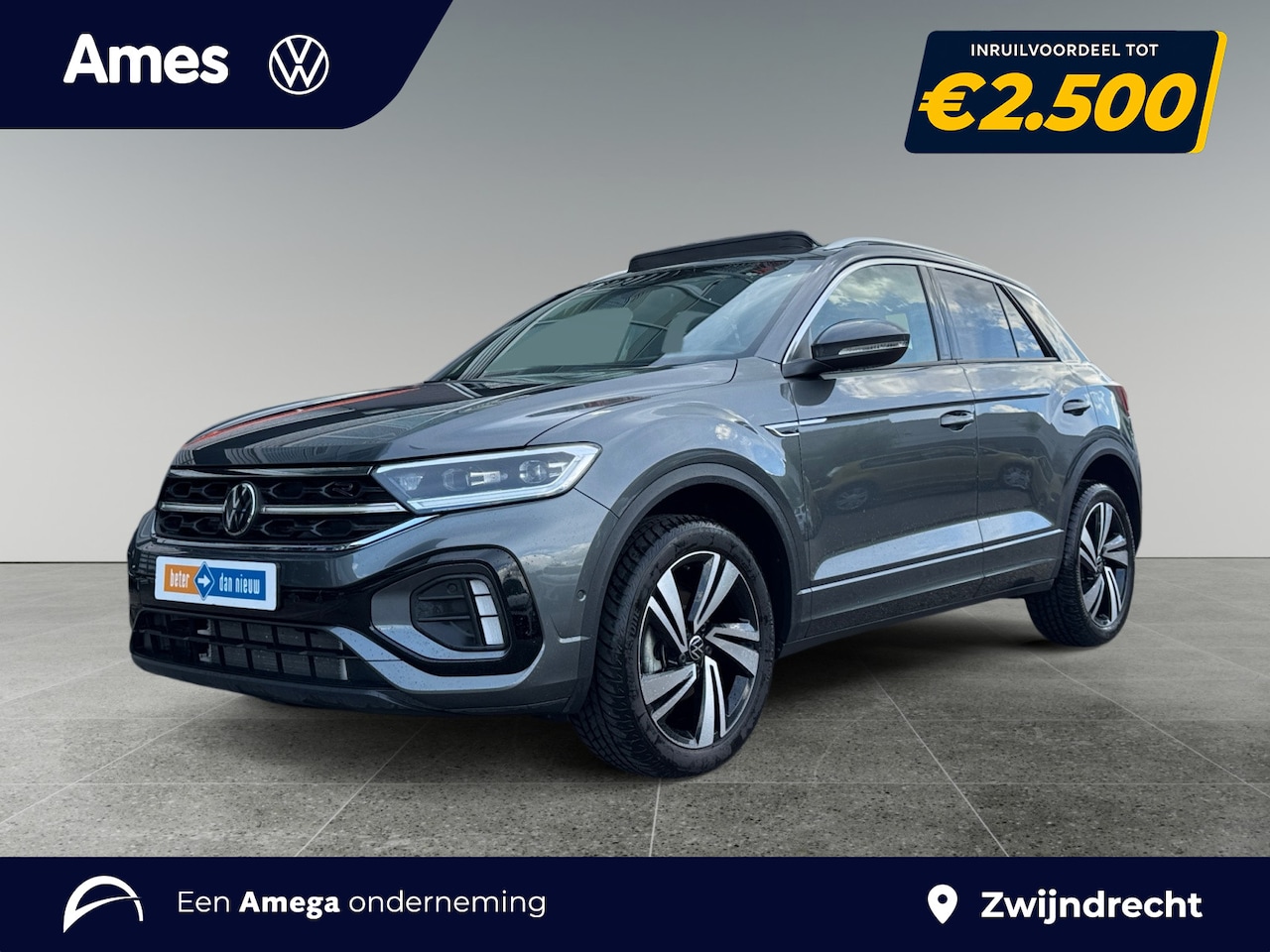 Volkswagen T-Roc - 1.5 150pk TSI R-Line Edition Koplampverlichting matrix-led (IQ.LIGHT) | Panoramaschuif-kan - AutoWereld.nl