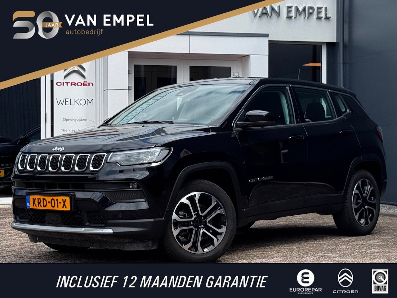 Jeep Compass - 1.5T e-Hybrid Longitude | 360 Camera | Navi By App | All-Season banden | Winter Pack | Cli - AutoWereld.nl