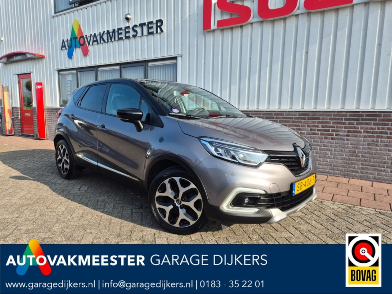 Renault Captur - 0,9 TCE Intens Navi/Led/PDC/Camera/Trekhaak /Leder - AutoWereld.nl