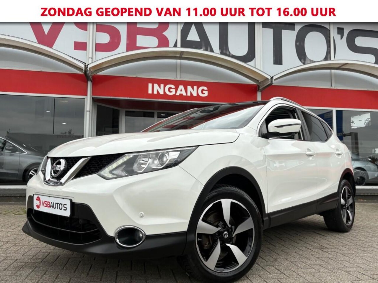 Nissan Qashqai - 1.2 DIG-T 115PK LED N-CONNECTA PANO-DAK NAVI CAMERA AIRCO LMV PDC - AutoWereld.nl