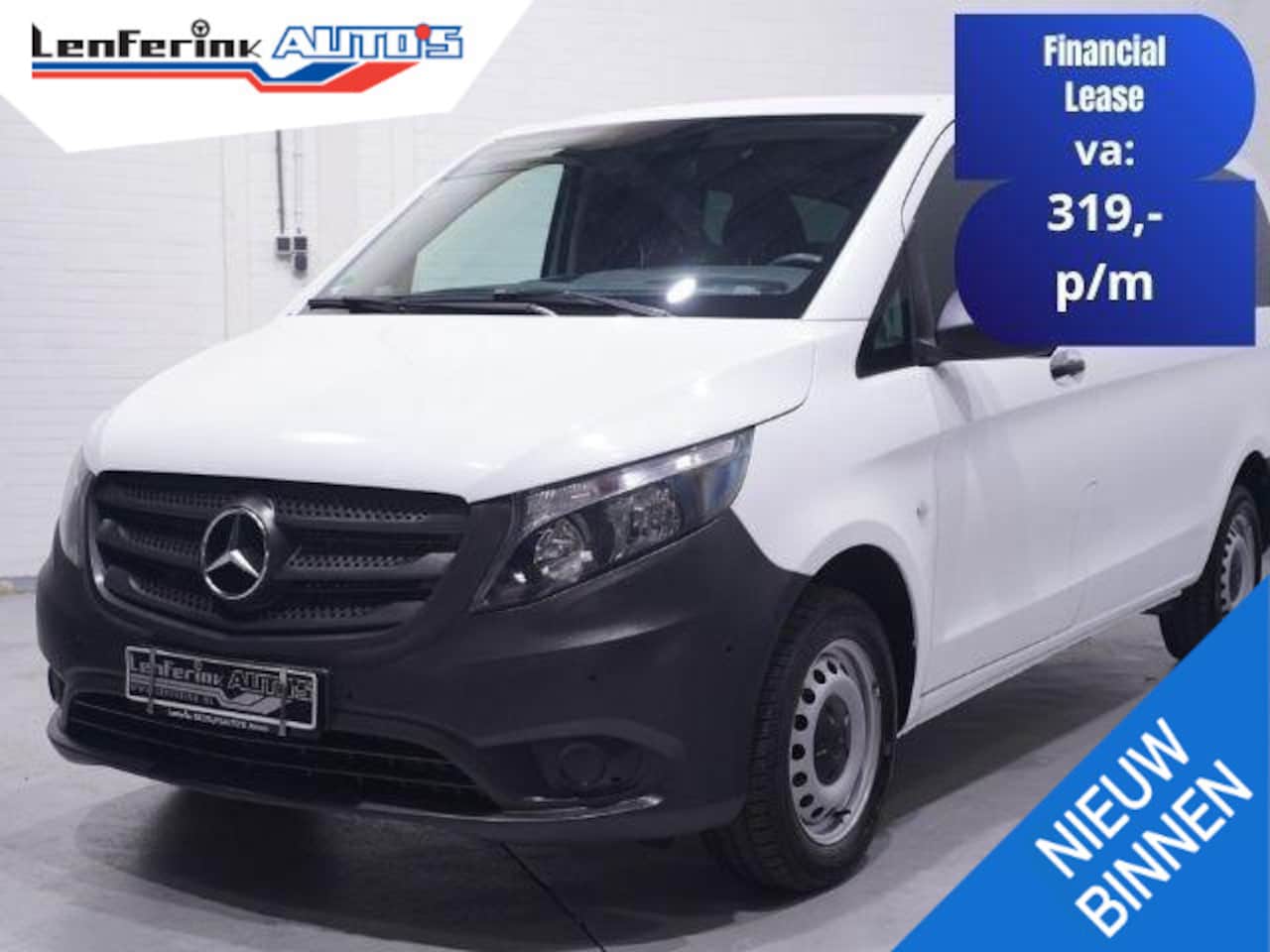 Mercedes-Benz Vito - 114 CDI 136 pk Lang Navi, Camera, Airco Cruise Control, Ramen Rondom, PDC V+A, 3-Zits - AutoWereld.nl