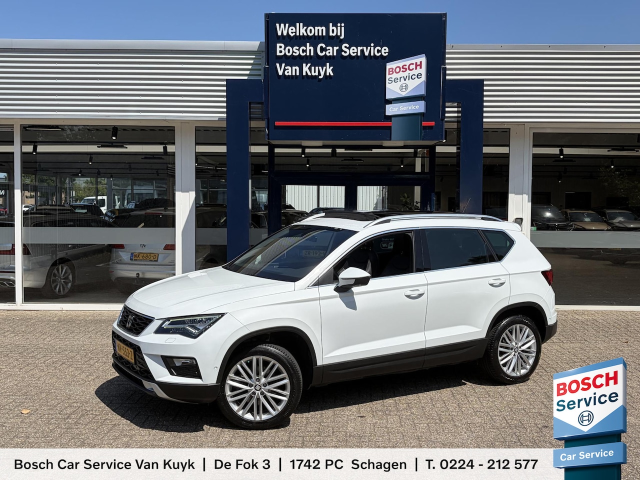SEAT Ateca - 1.4 EcoTSI Xcellence / Automaat / Dealer-Onderhouden / Open-Panodak / Vol-Leder / Adaptiev - AutoWereld.nl