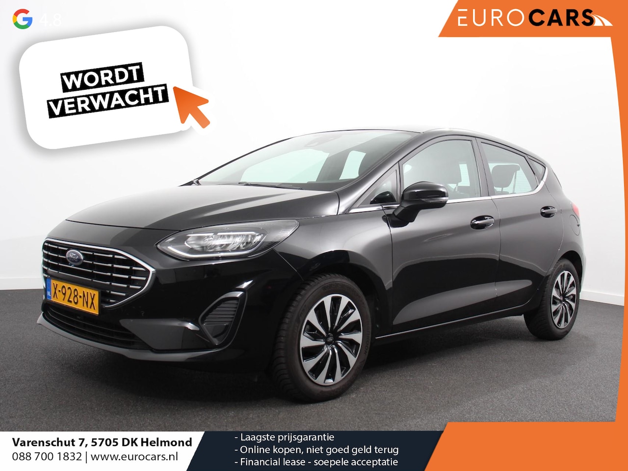 Ford Fiesta - 1.0 125pk Titanium Navigatie Climate control Led Parkeer sensoren Lichtmetalen velgen Crui - AutoWereld.nl