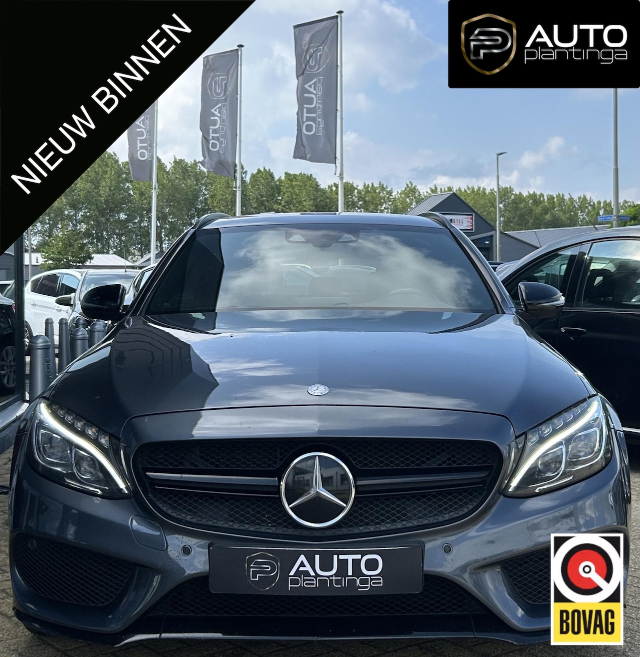 Mercedes-Benz C-klasse Estate - 400 4MATIC Prestige 333PK | AMG | AUTOMAAT | Onderhoudshistorie | Burmester Audio | Stoelv - AutoWereld.nl