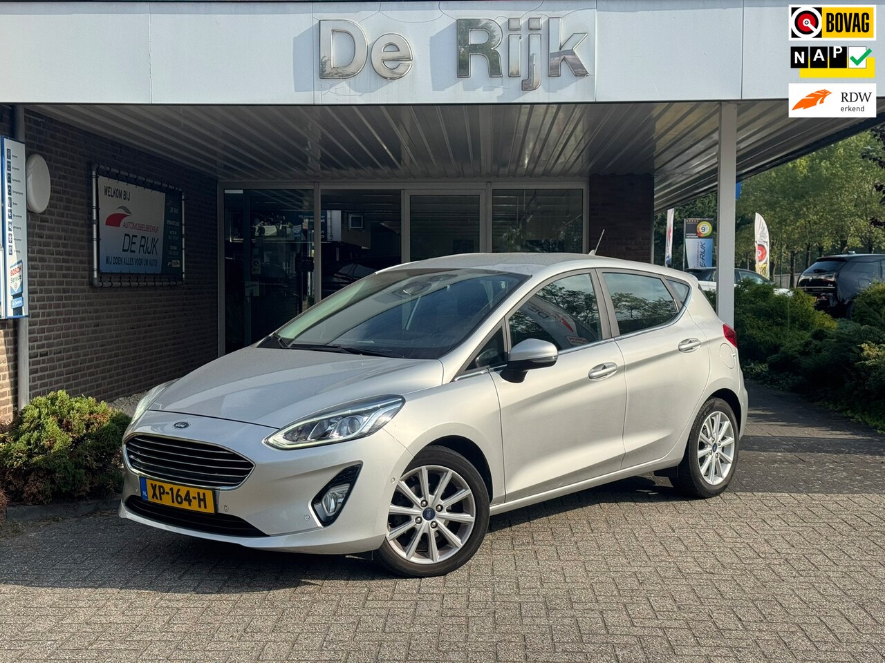 Ford Fiesta - 1.0 EcoBoost Titanium | Navi, Carplay/Android, Camera, Cruise, Climate | Dealeronderhouden - AutoWereld.nl