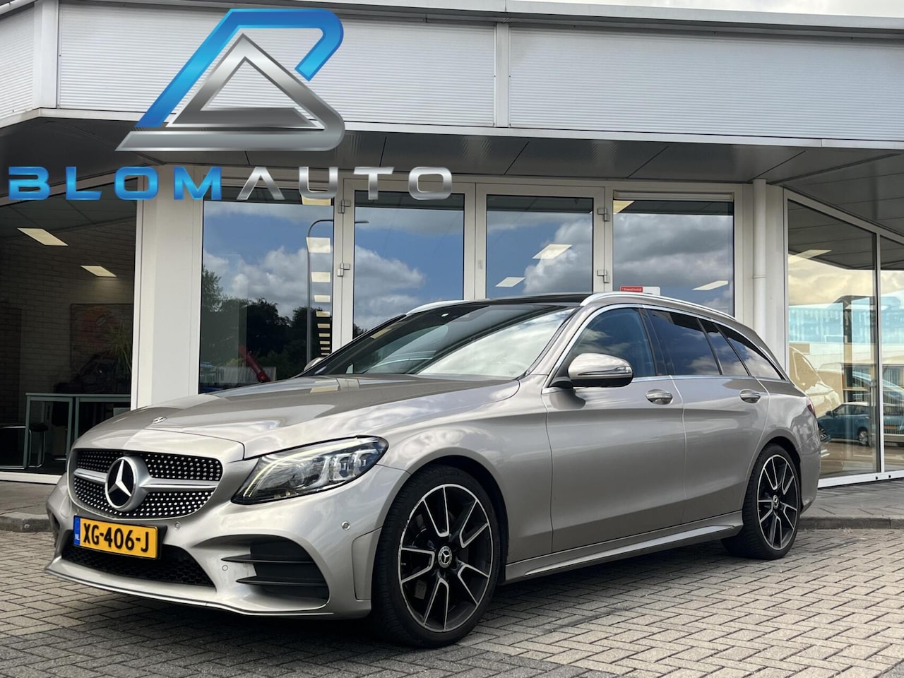 Mercedes-Benz C-klasse Estate - 180AMG NWE MODEL PANO+BURMESTER+360 - AutoWereld.nl