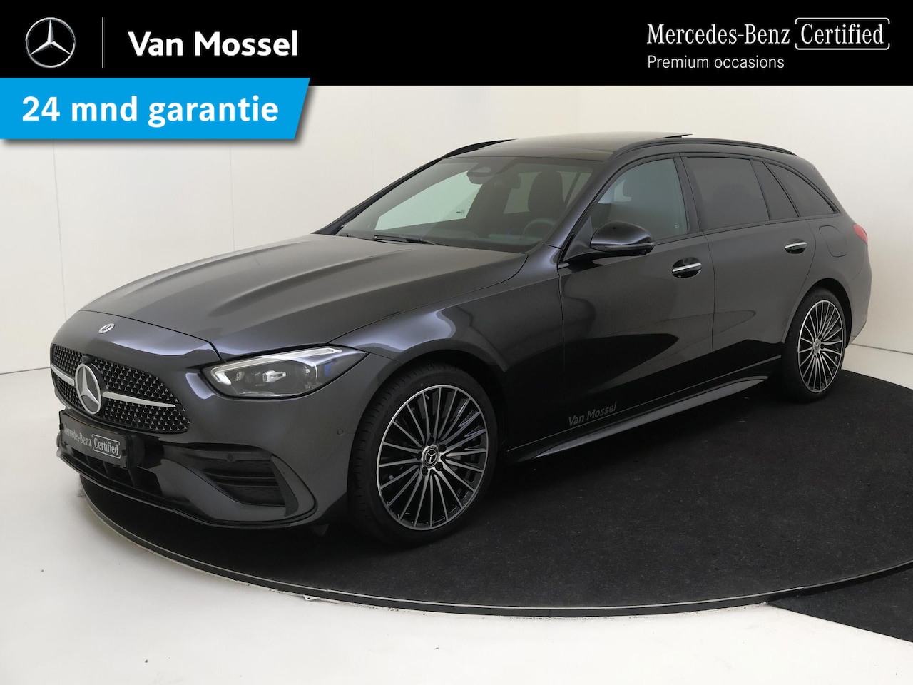 Mercedes-Benz C-klasse Estate - 300 e AMG Line Premium Plus /Panoramadak /Burmester /HUD /Elek Trekhaak - AutoWereld.nl