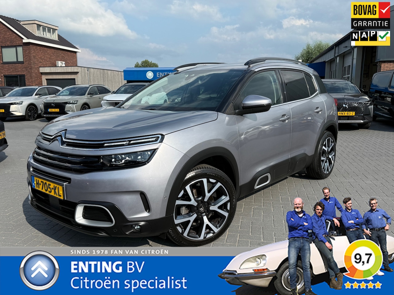 Citroën C5 Aircross - 1.2 PT SHINE 130PK FULL LED ADAPT CRUISE CAMERA EL KOFFERKLEP TREKHAAK - AutoWereld.nl