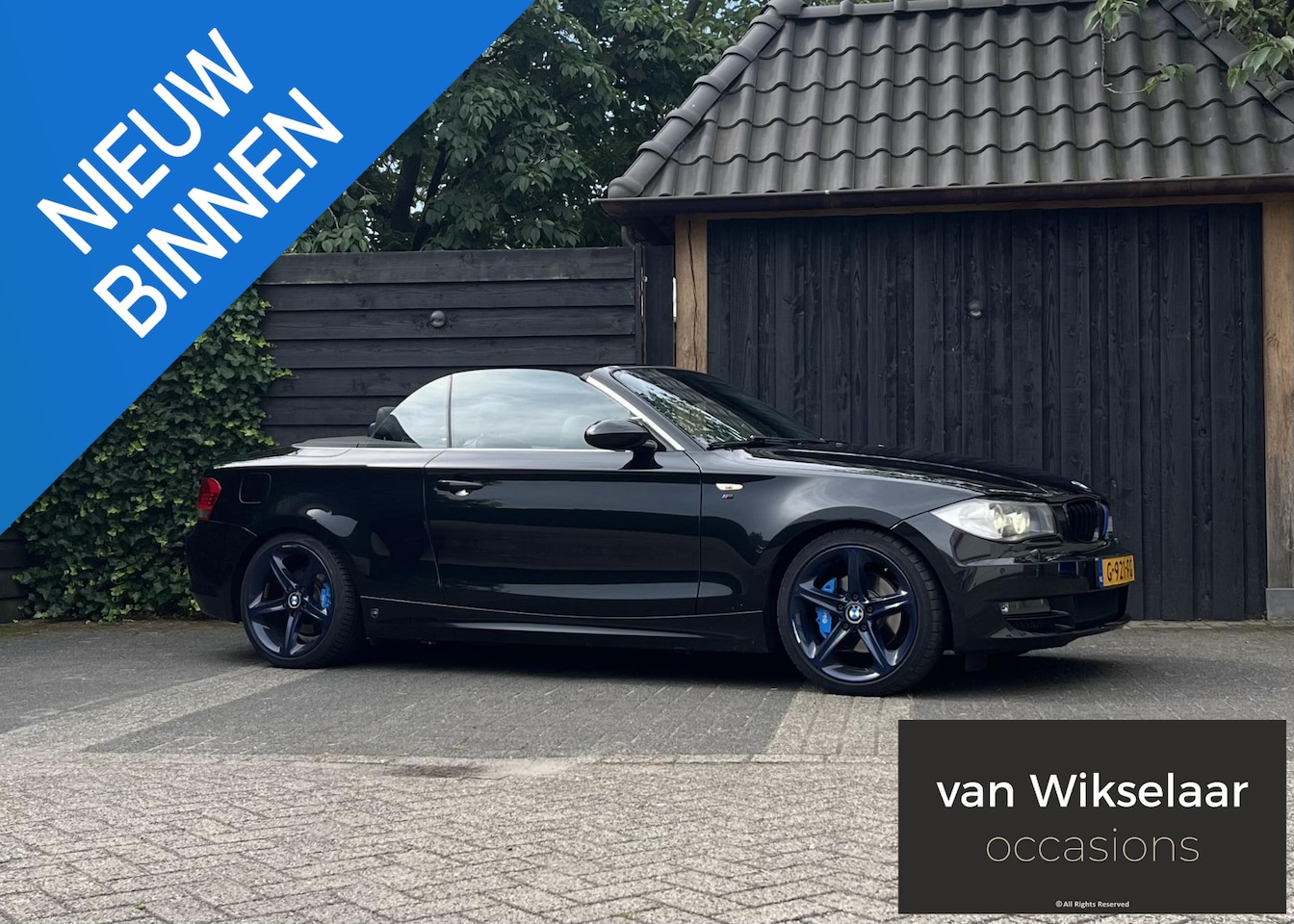 BMW 1-serie Cabrio - 120i 2008 LEDER/CARPLAY/CRUISE/STLVRWRMNG - AutoWereld.nl