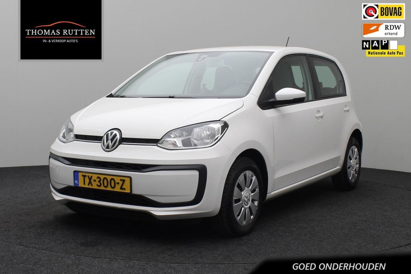 Volkswagen Up! - 1.0 BMT move up! 2017 NAP | Airco | Camera | Cruise control | Bluetooth | PDC | Centrale v - AutoWereld.nl