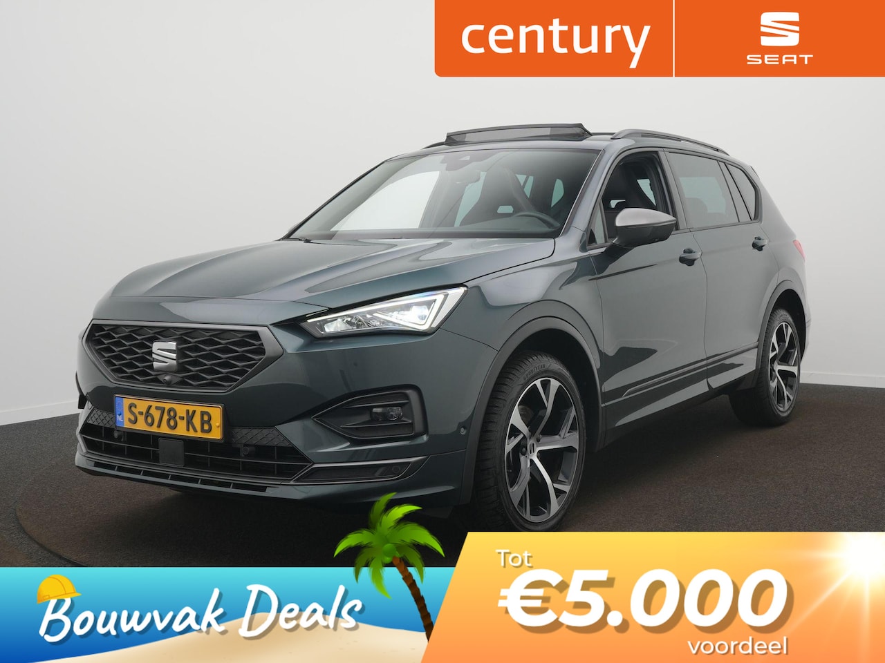 SEAT Tarraco - 1.5 TSI FR Business Intense DSG / Panoramadak / Elek. Stoel / 360 Camera - AutoWereld.nl