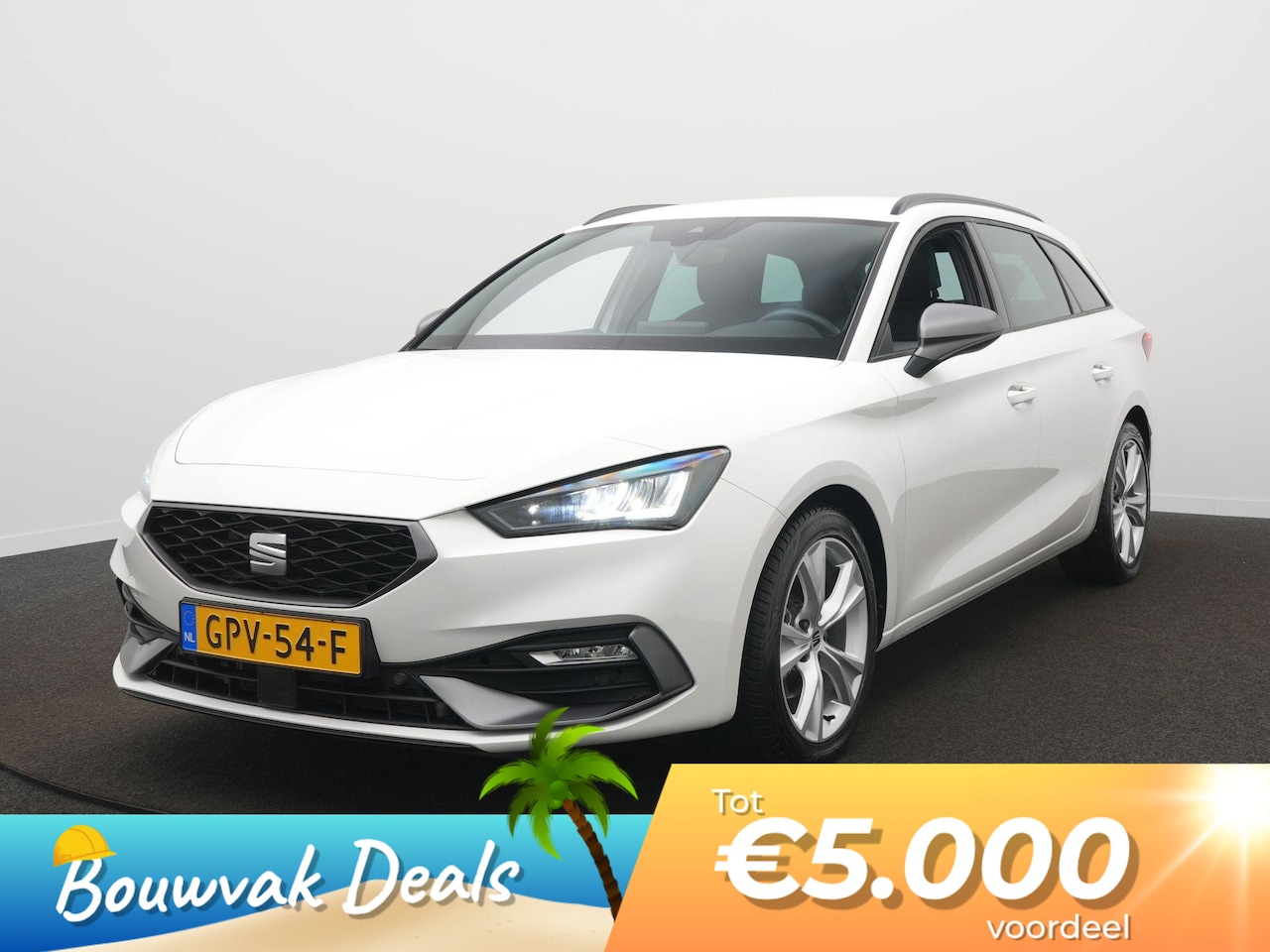 SEAT Leon Sportstourer - 1.5 TSI Style Apple Carplay/Android Auto - Cilma - Spiegel pakket - Pdc - AutoWereld.nl