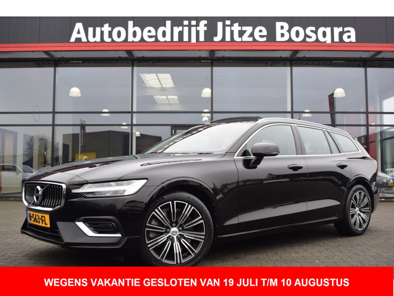 Volvo V60 - 2.0 T5 250pk Automaat Inscription Zwart Leder | Panoramadak | LED | Carplay | Virtual | Sp - AutoWereld.nl