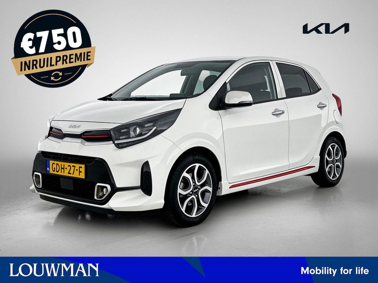 Kia Picanto - 1.0 DPI GT-Line | Leder | Climate control | BTW 750 inruilpremie - AutoWereld.nl