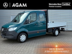Mercedes-Benz Sprinter - 317 CDI L2 Dubbele Cabine Open Laadbak 3500kg Trekhaak Face-Lift Model, Leer etc