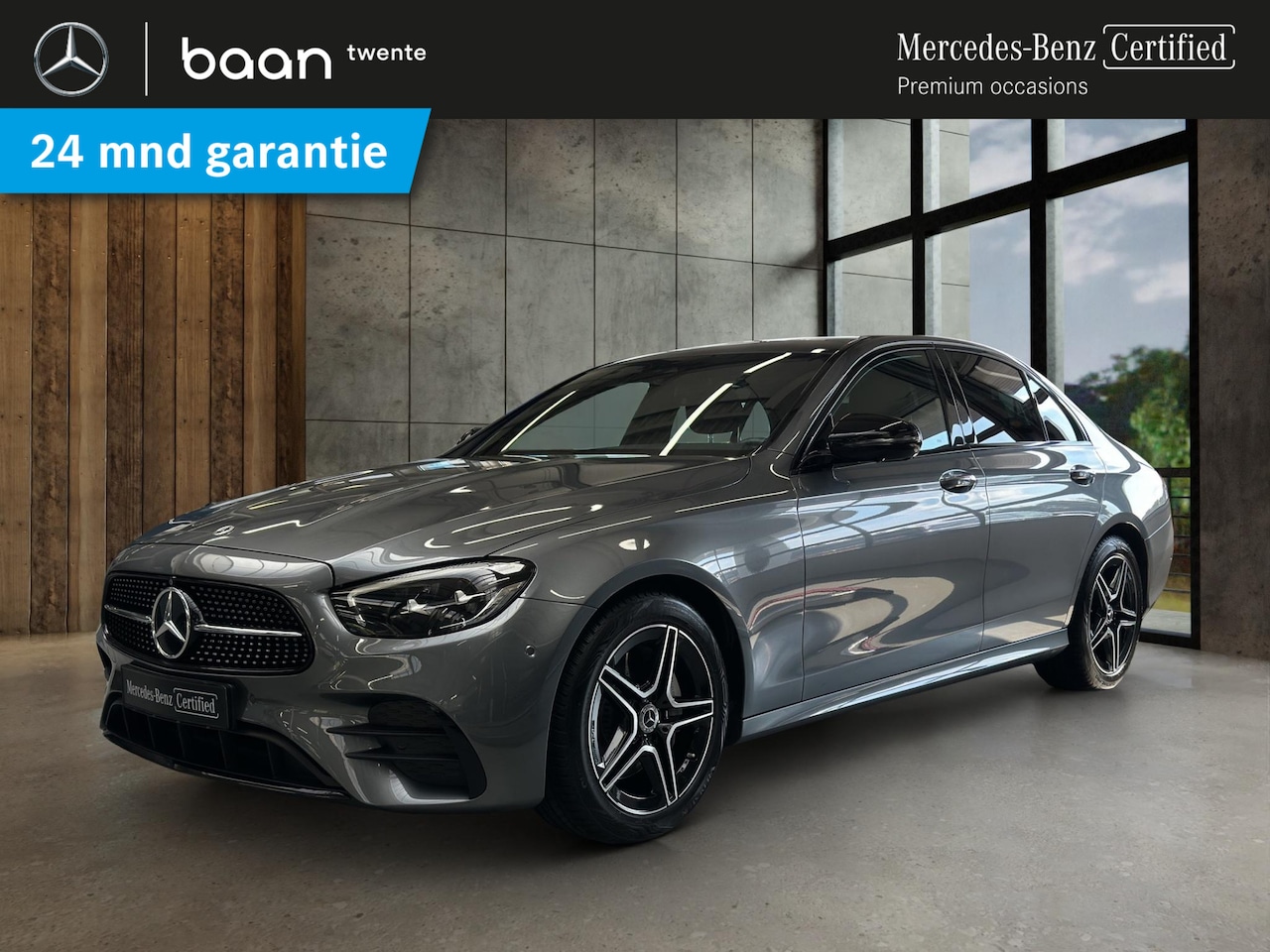Mercedes-Benz E-klasse - E 200 Business Solution AMG | Panoramadak | Trekhaak | 360 Camera | Spoorpakket | Stoelver - AutoWereld.nl