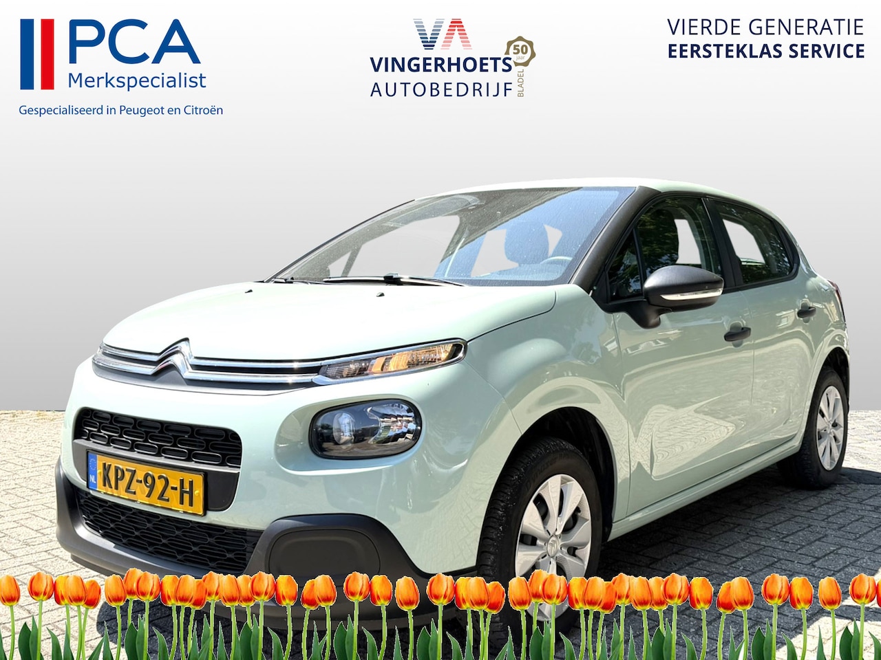 Citroën C3 - Benzine 5-Deurs 70 Pk * Airco * Cruise Control * Bluetooth * 5-Deurs * Mint * Vingerhoets; - AutoWereld.nl