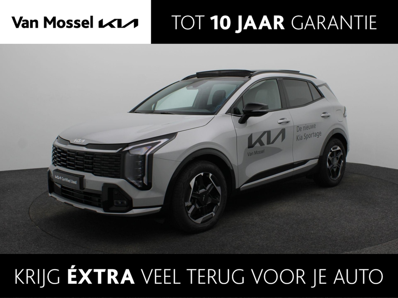 Kia Sportage - 1.6 T-GDi Hybrid GT-Line | Panorama-dak | Elek. Stoelen | Stoel en Stuur Verwarming | Navi - AutoWereld.nl