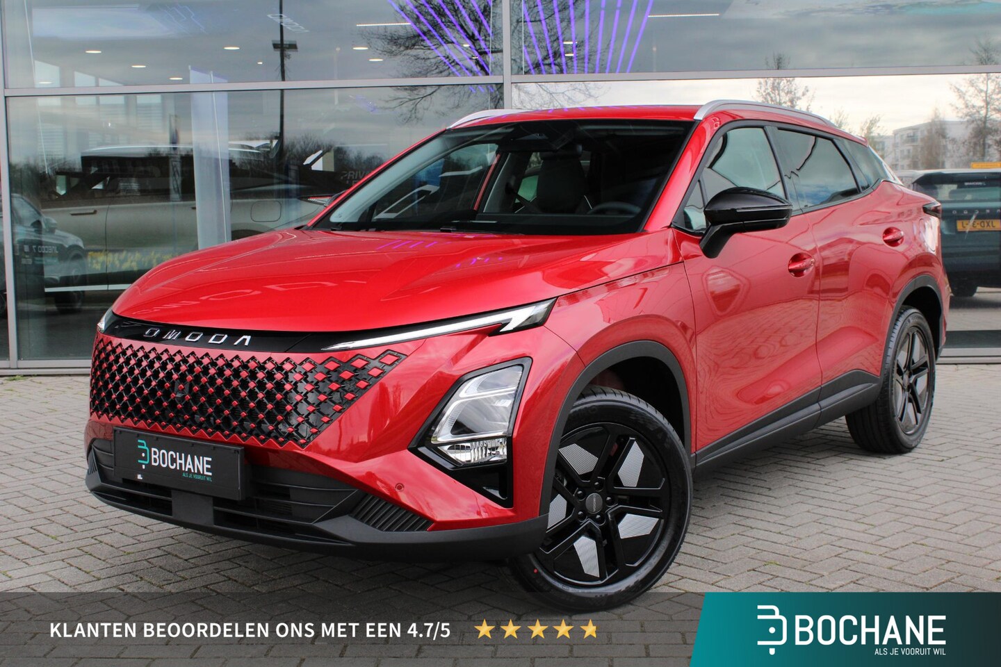 Omoda 5 - 1.6 T-GDi SHS-H Premium Bloodstone Red - AutoWereld.nl