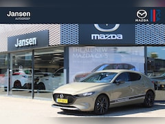 Mazda 3 - 3 HB 2.0 e-SkyActiv-G 150 M Hybrid Nagisa , Demovoordeel € 5.090, -, Bruin Leder, Bose, Na