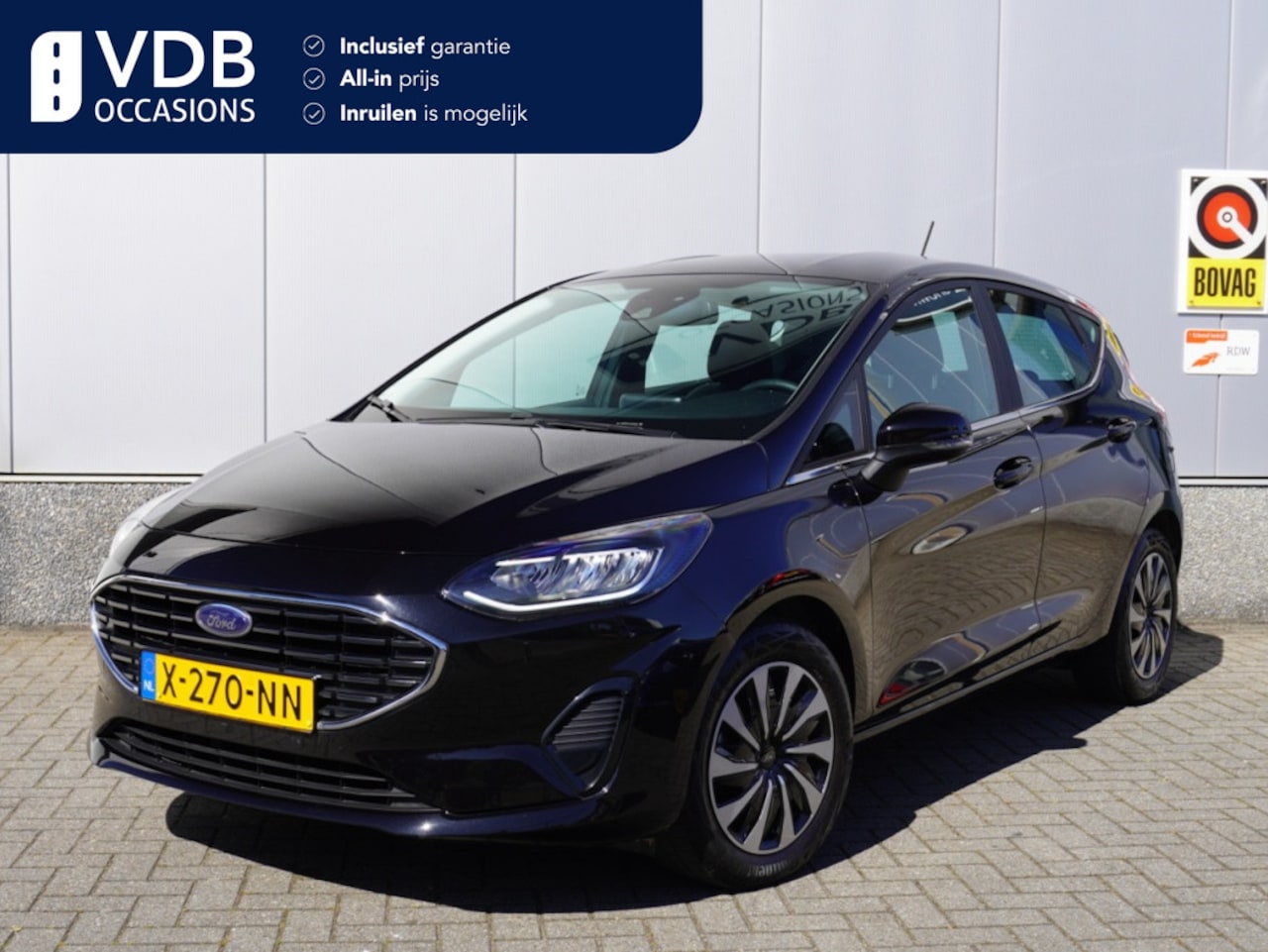 Ford Fiesta - 1.0 EcoB.Hy. 124PK Titanium | Stoel&Stuur verwarm.| CarPlay | Ke - AutoWereld.nl
