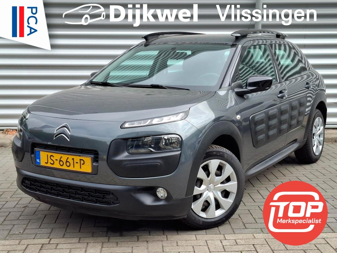 Citroën C4 Cactus - 1.2 Feel Airco/Nav/Trekhaak Nieuwe distributieriem - AutoWereld.nl