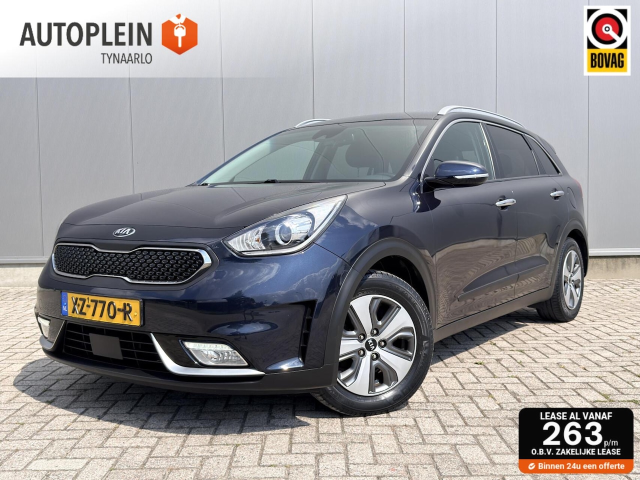 Kia Niro - 1.6 GDi Hybrid DynamicPlusLine 1e eig|Leder|Stuur|Stoel verw.|TrekhaaklCarplay| - AutoWereld.nl