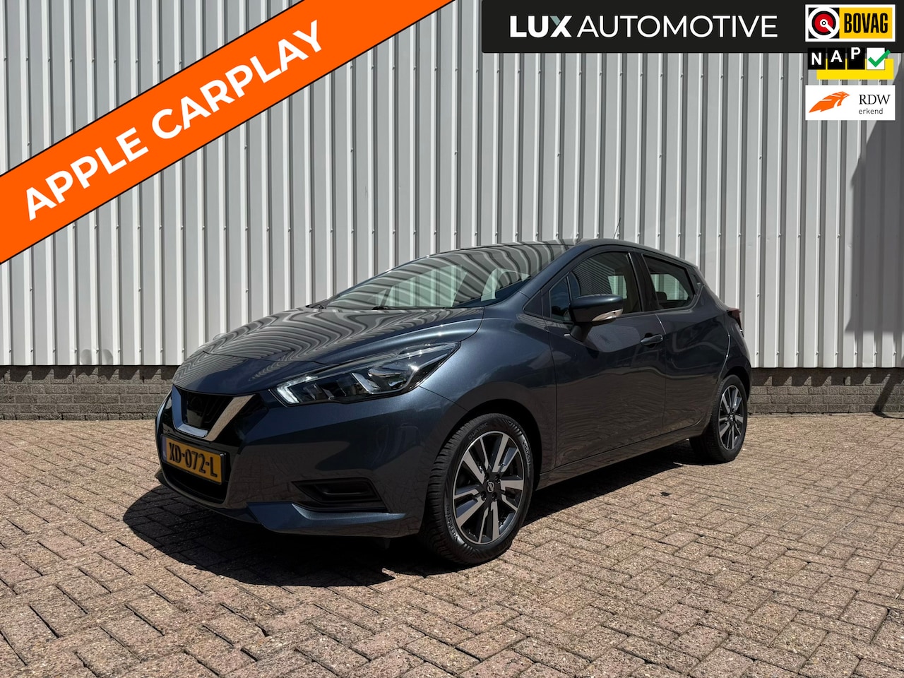 Nissan Micra - 1.0L Acenta 1.0L Acenta, CarPlay, Airco, Cruise, 4-seizoenenbanden, Bluetooth, NAP - AutoWereld.nl
