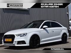 Audi A3 Limousine - 1.5 TFSI 2x S Line Edition NL-auto, Panorama, Glacier White Metallic, LED