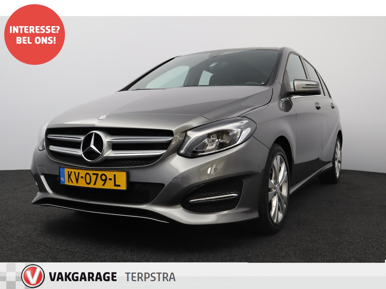 Mercedes-Benz B-klasse - 180 Ambition /AUTOMAAT! /Zwarte Hemel! /LED Koplampen /Groot Navi! /Airco /Cruise /Elek. p - AutoWereld.nl