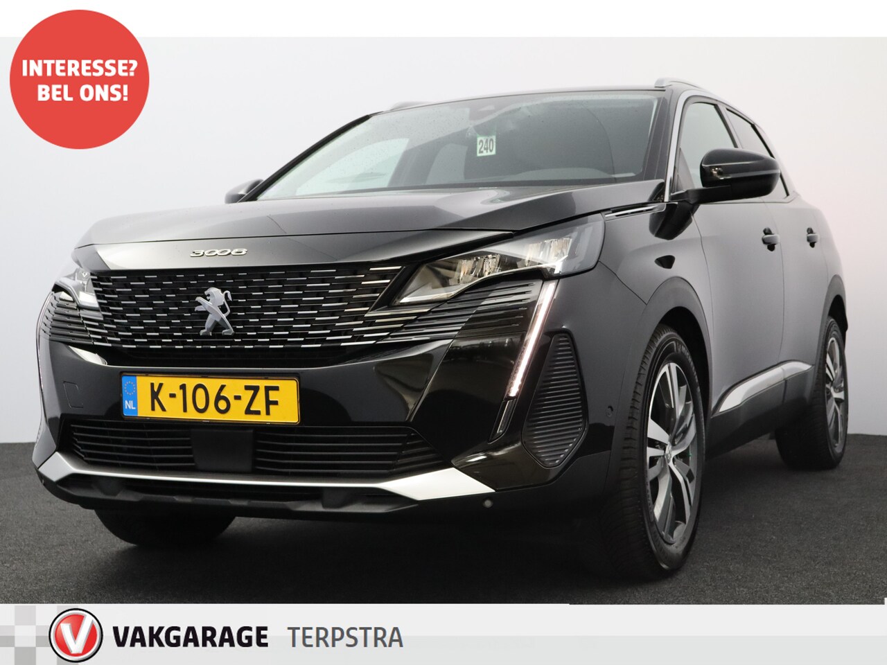 Peugeot 3008 - 1.2 PureTech Allure Pack/ Autom./ Camera/ Carplay/ Half-Leder/ 18''LMV/ Keyless/ Stoelverw - AutoWereld.nl