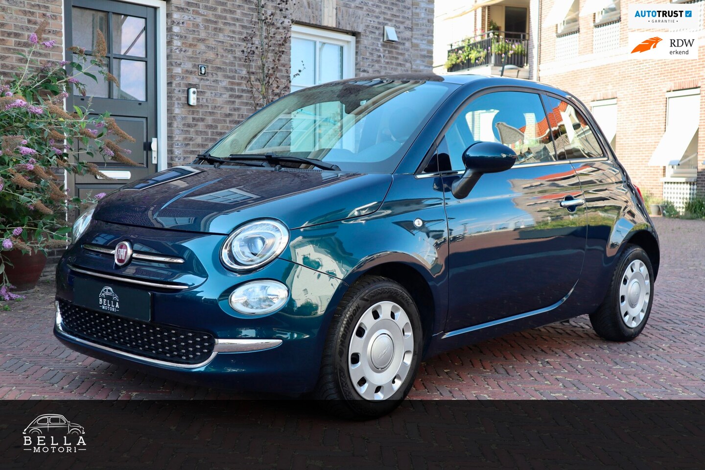 Fiat 500 - 1.2 Lounge | RIJKLAARPRIJS | Panoramadak | Cruise control | Chrome-pakket - AutoWereld.nl