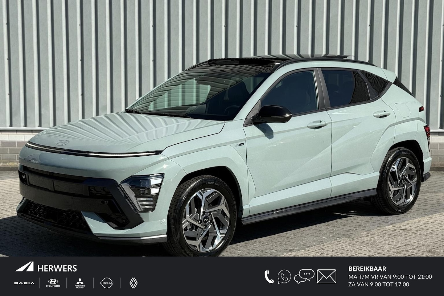 Hyundai Kona - 1.6 GDI HEV N Line Sky / €4.500,- Voordeel / Stoel verwarming/verkoeling / Schuif/Kantel d - AutoWereld.nl