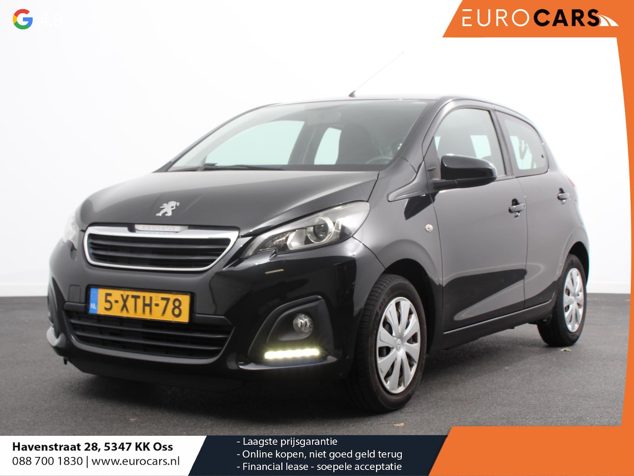 Peugeot 108 - 1.0 5-DRS e-VTi Active Pack Premium Airco Bluetooth Led 5 deurs - AutoWereld.nl