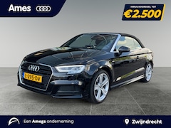 Audi A3 Cabriolet - 35 150pk TFSI CoD S-line MMI navigatie | Parkeerhulp voor en achter | Verwarmbare voorstoe
