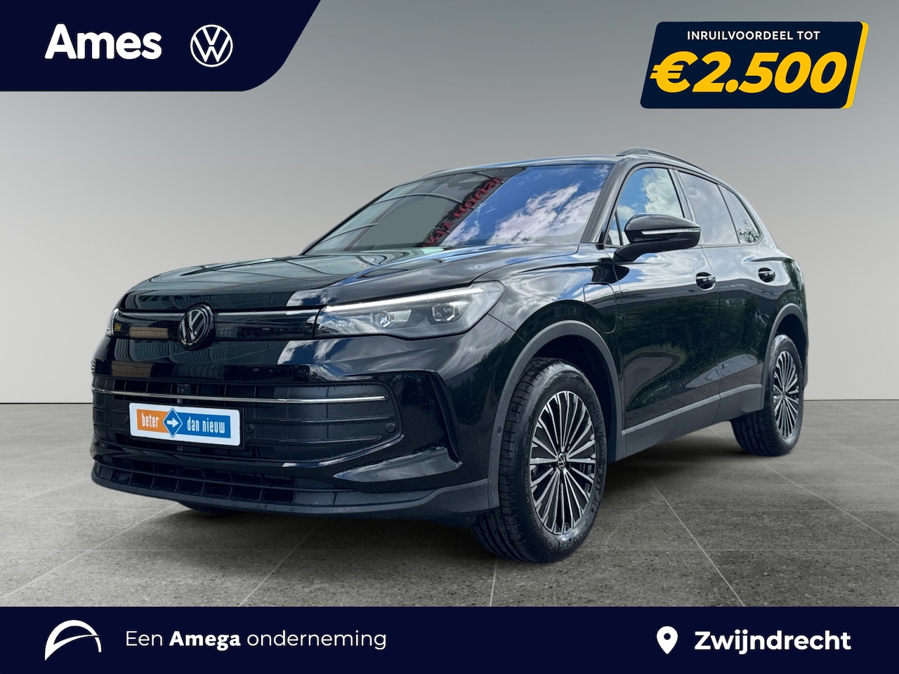 Volkswagen Tiguan - 1.5 204pk eHybrid Life Edition Achterklep elektrisch incl. 'Easy Open & Close' | 360 grade - AutoWereld.nl