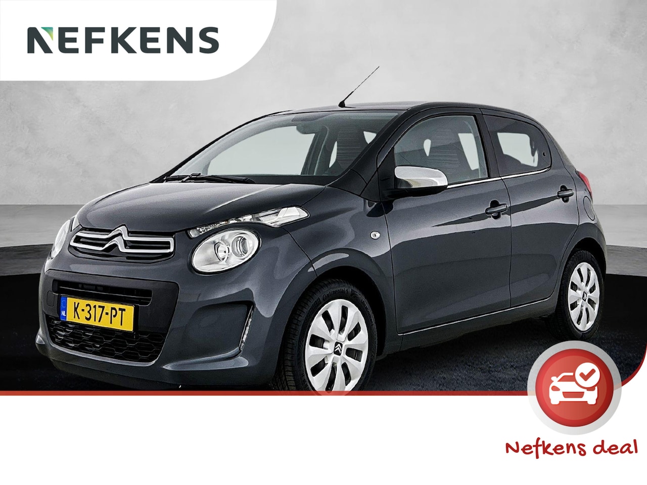 Citroën C1 - 1.0 VTi Feel 72 PK | Airco | Camera | Privacy glass | DAB | Apple carplay | Android auto | - AutoWereld.nl