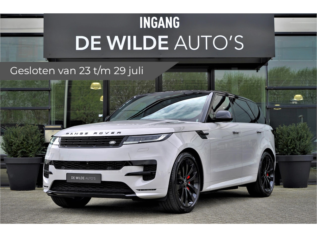 Land Rover Range Rover Sport - 3.0 P460e Dynamic HSE Borasco Grey Pano SoftClose Massage Trekhaak Head-up 23-inch - AutoWereld.nl
