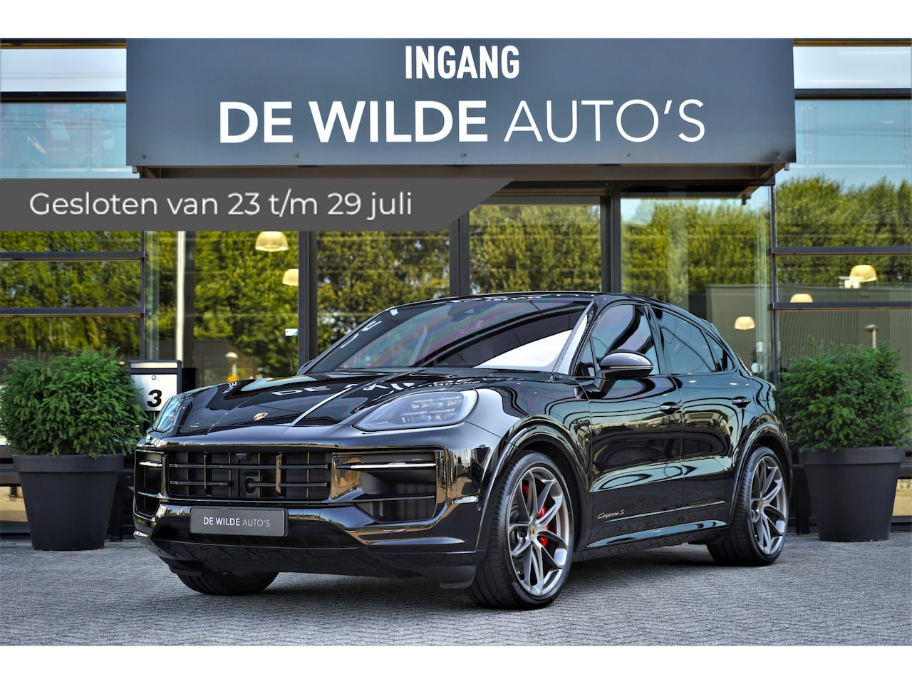 Porsche Cayenne Coupé - 3.0 S E-Hybrid SportDesign SoftClose Achterasbesturing Massage PassangerDisplay Head-up - AutoWereld.nl