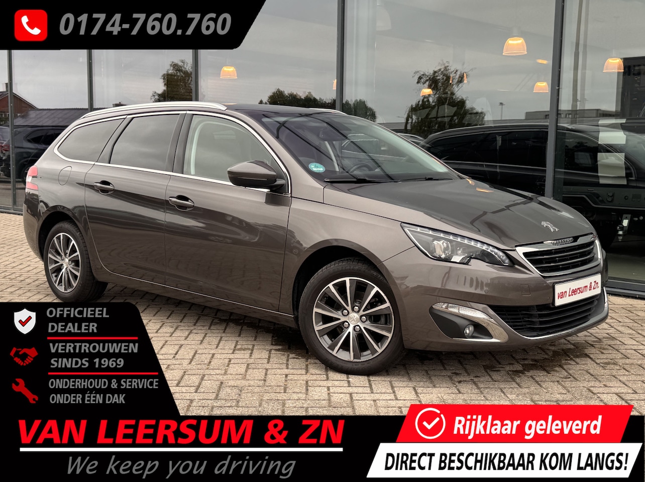 Peugeot 308 SW - 1.2 e-THP Allure | Pano | Automaat | Stoelverwarming | Trekhaak - AutoWereld.nl