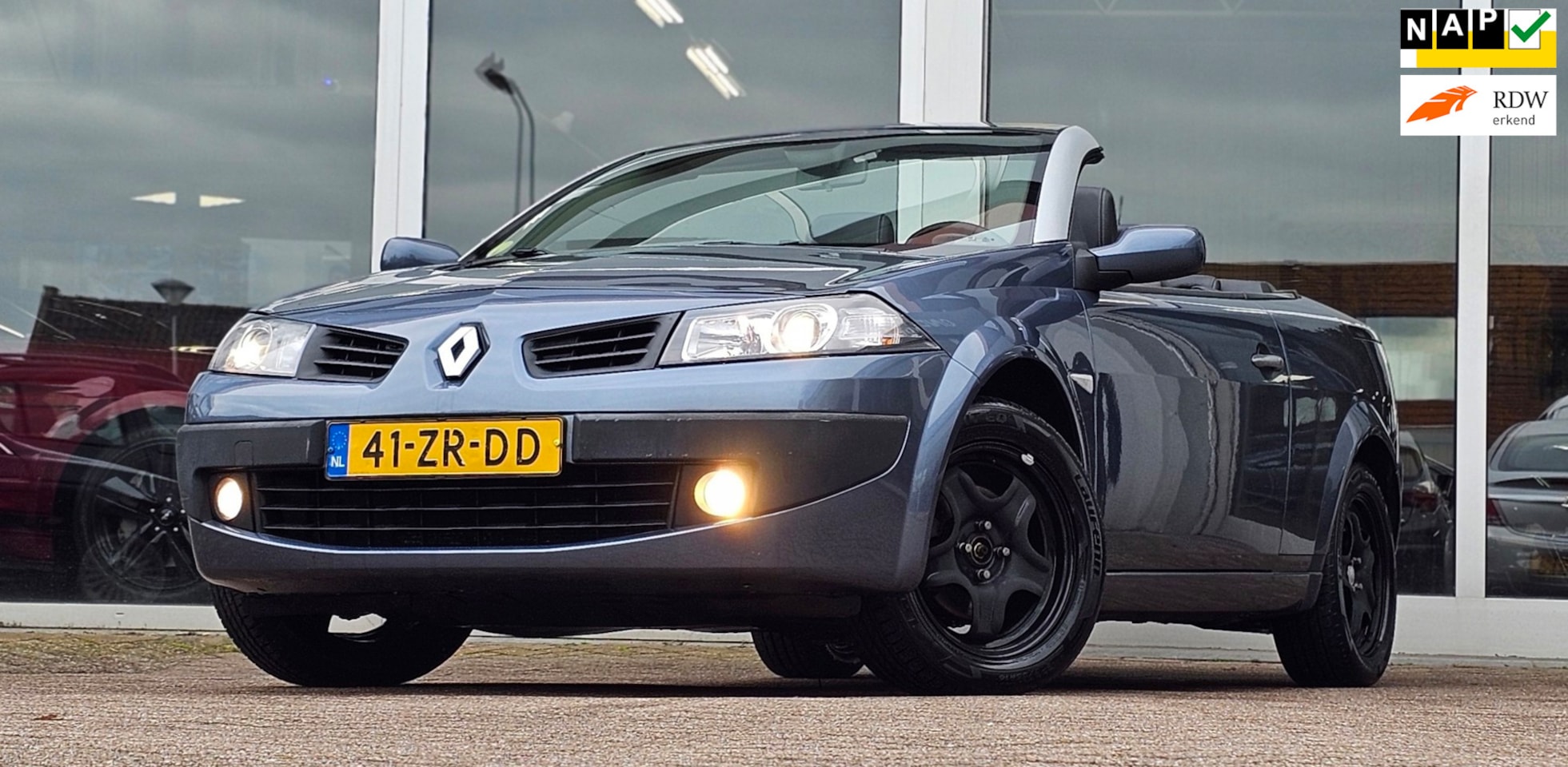 Renault Mégane coupé cabriolet - 1.6i 16V Tech Line Lerenbekleding Nieuwe APK - AutoWereld.nl