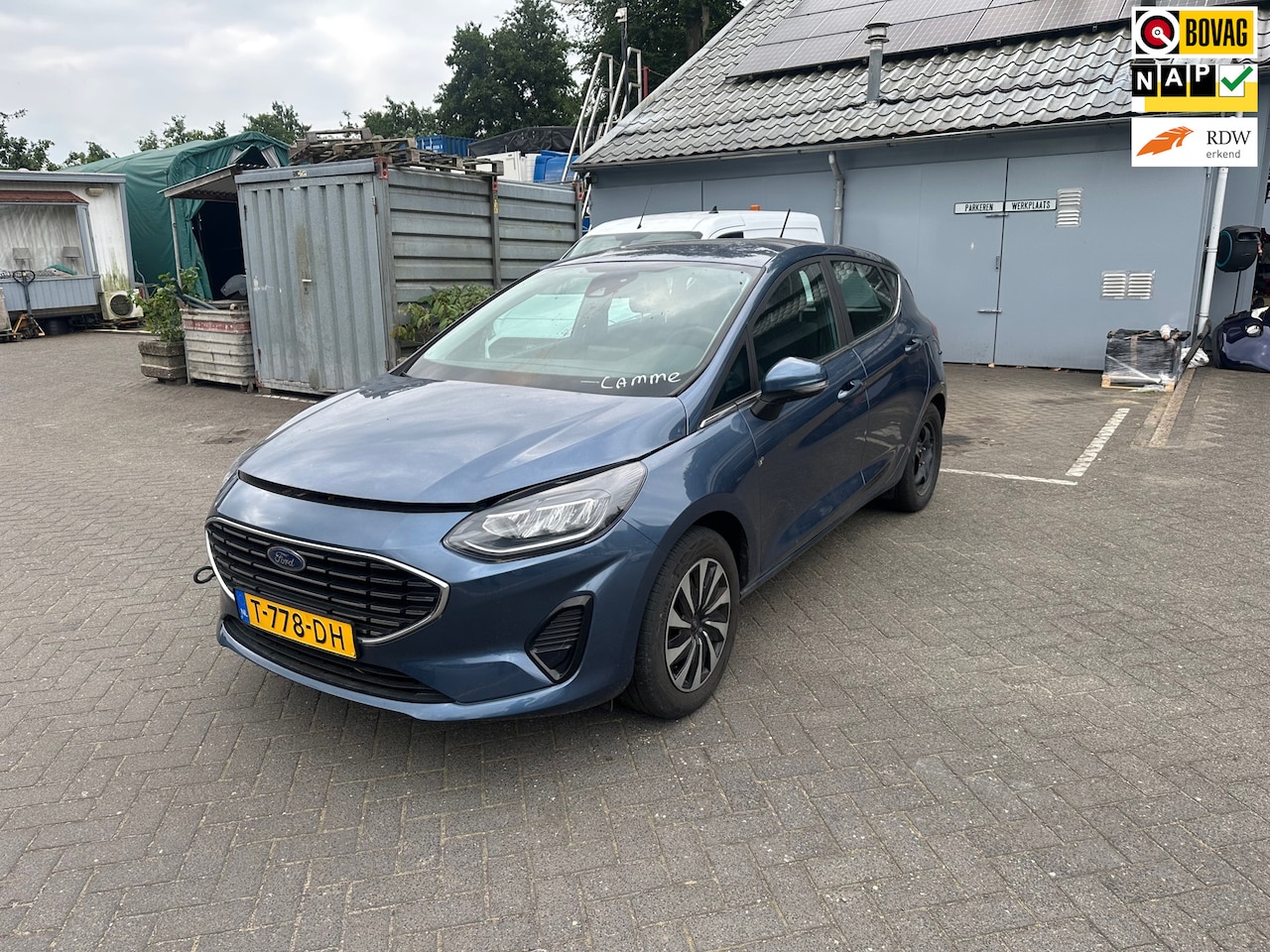 Ford Fiesta - 1.0 EcoBoost Hybrid Titanium 1.0 EcoBoost Hybrid Titanium , navigatie , pdc , motor defect - AutoWereld.nl