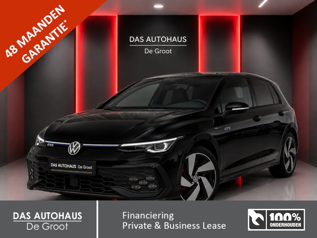 Volkswagen Golf - 1.5 eHybrid 272pk GTE Black Style | Leer | Pano | 360 Camera - AutoWereld.nl