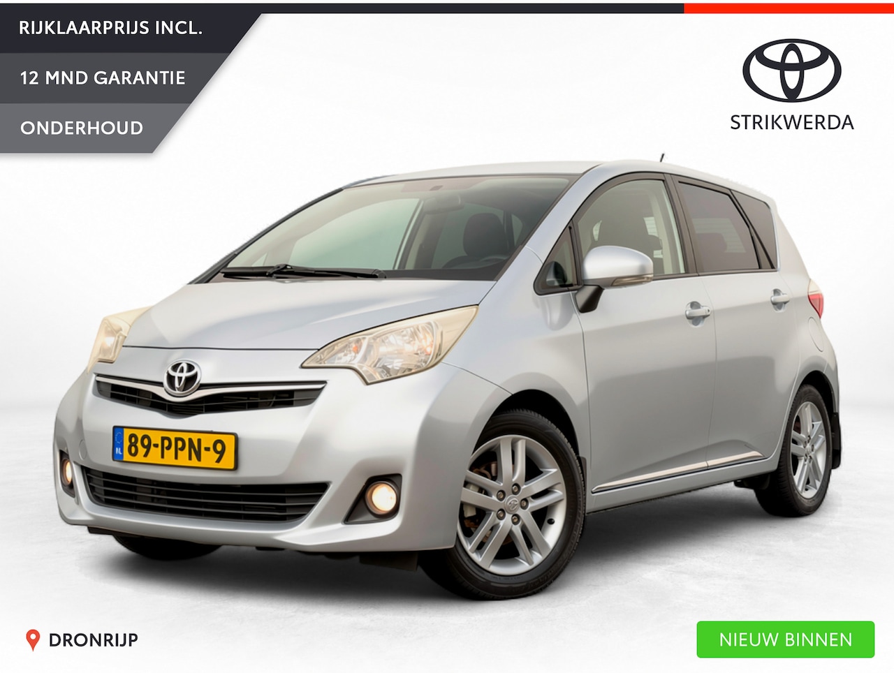 Toyota Verso S - 1.3 VVT-i Aspiration | Trekhaak | Panoramadak | Dealer OH | Camera | Navi | Bluetooth - AutoWereld.nl